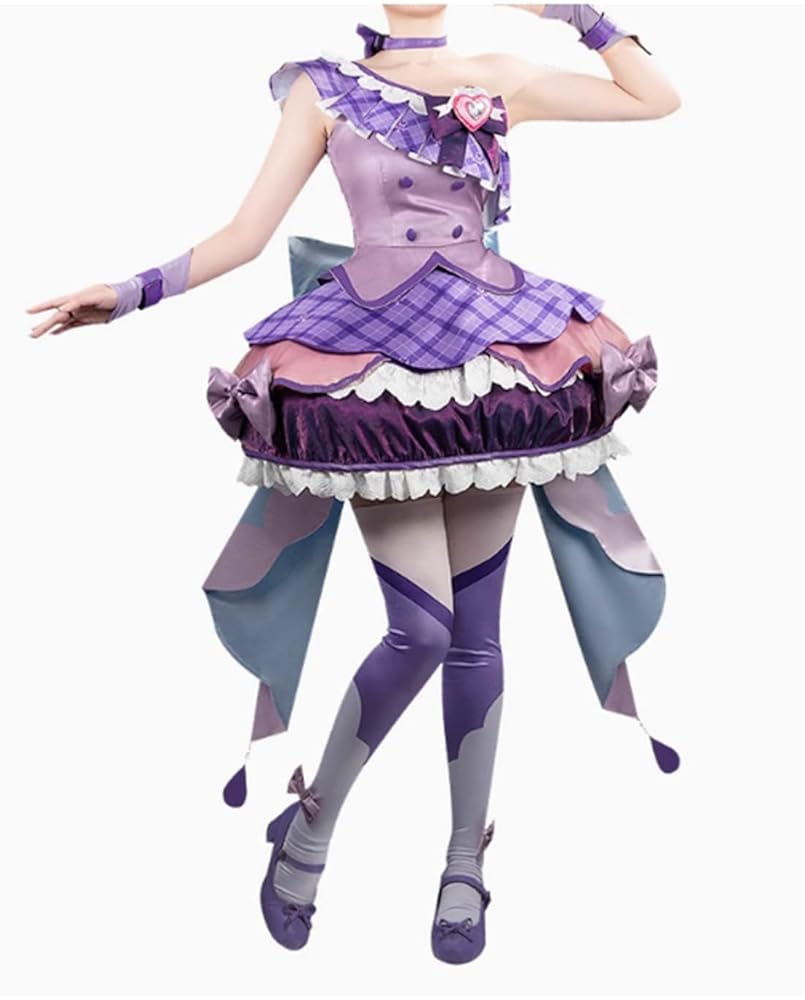 Amazon.co.jp: 紫雨こころ／キュアキュンキュンコスプレ衣装 (女